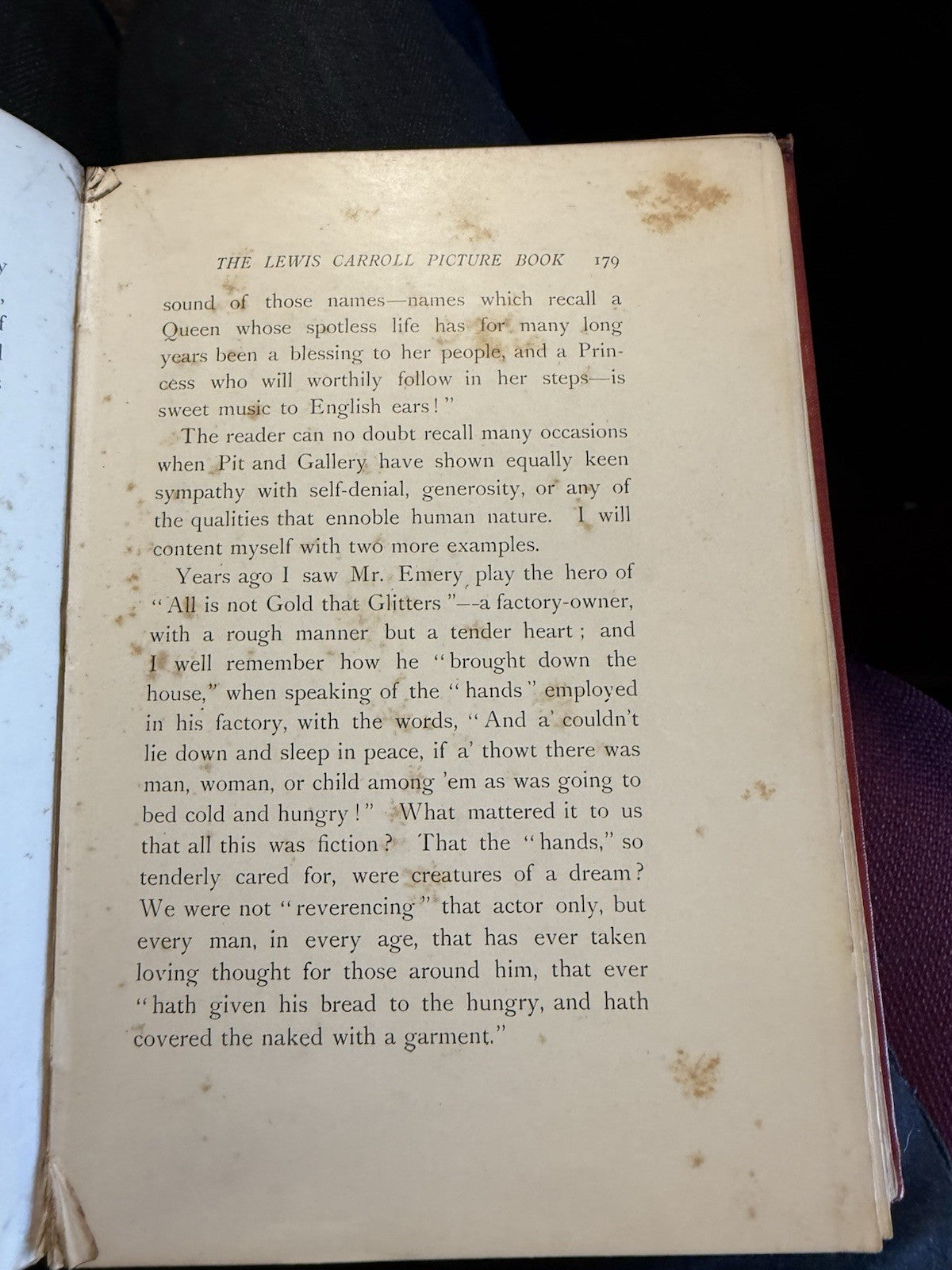 1899 The Lewis Carroll Picture Book : S. Dodgson Collingwood : First Edition