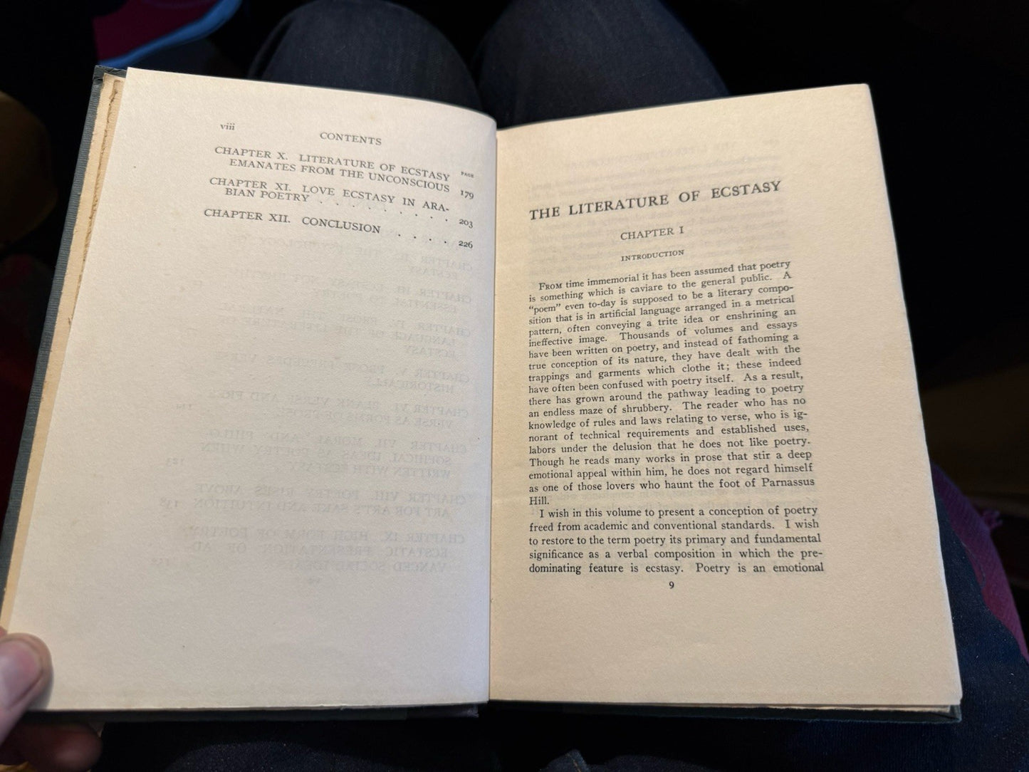 The Literature of Ecstasy : Albert Mordell : Psychology of Ecstasy etc 1921