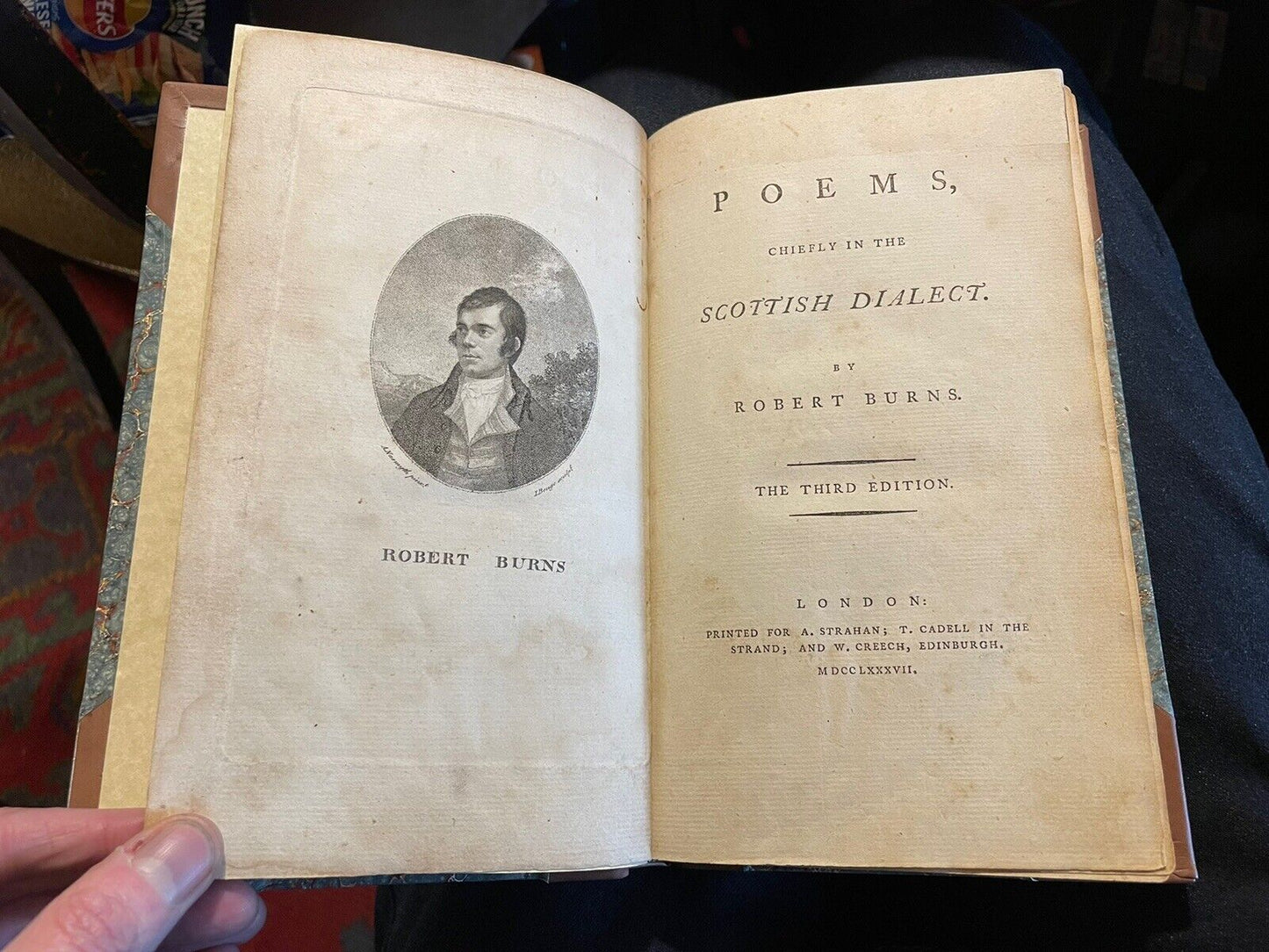 1787 Robert Burns : Poems Chiefly in the Scottish Dialect : First London Edition