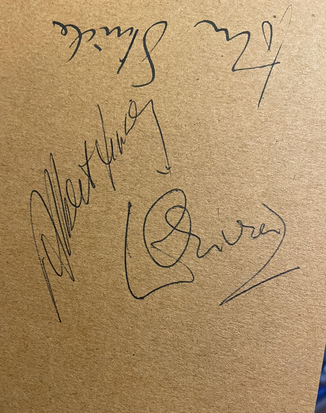 Theatre Programme SIGNED Laurence Olivier, John Stride & Albert Finney