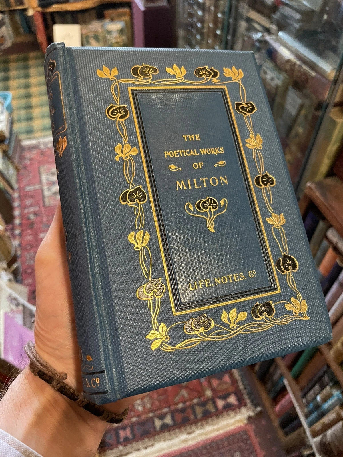 The Poetical Works of Milton & Spenser (2 Vols) Decorative Uniform Cloth Binding