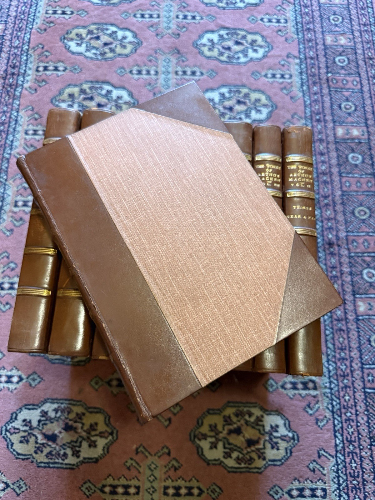The Works of Arthur Machen (9 vols) Caerleon Edition : Signed : Riviere & Son