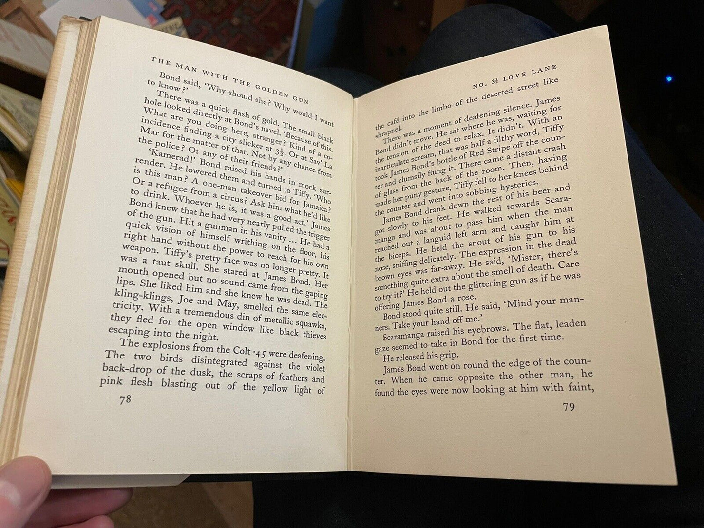 Ian Fleming : The Man With The Golden Gun : 1st/1st Edition 1965 : HB in DJ