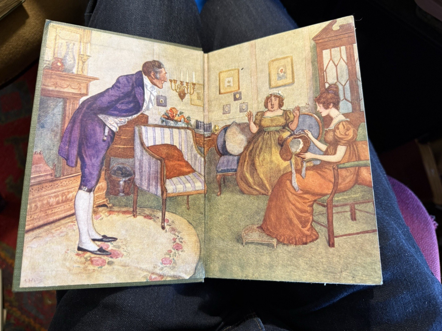 Jane Austen : Mansfield Park (2 Volumes) Illustrations in Colour 1908