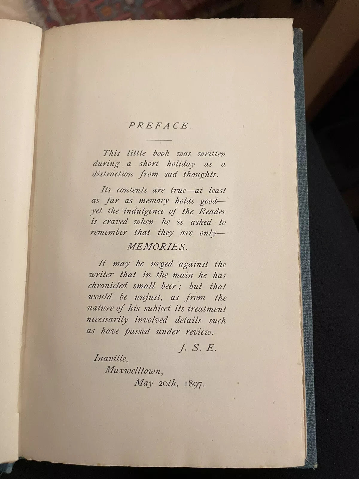 1897 Memories of old Scotch Burgh Maxwelltown : Dumfries, Scottish Borders