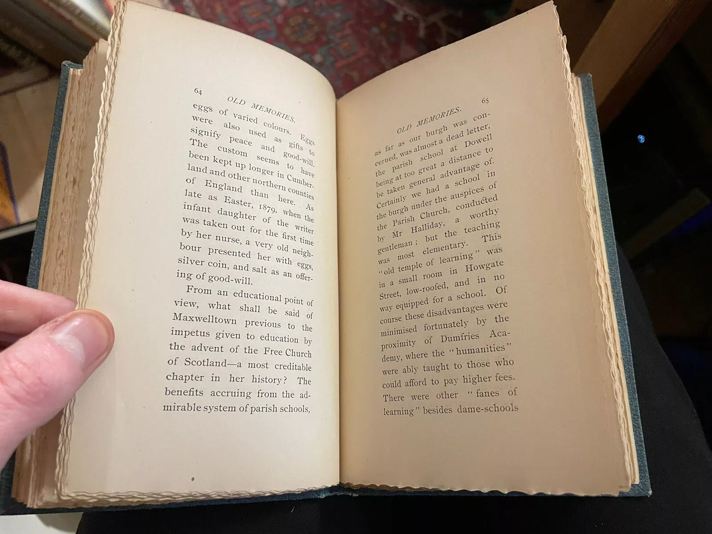 1897 Memories of old Scotch Burgh Maxwelltown : Dumfries, Scottish Borders