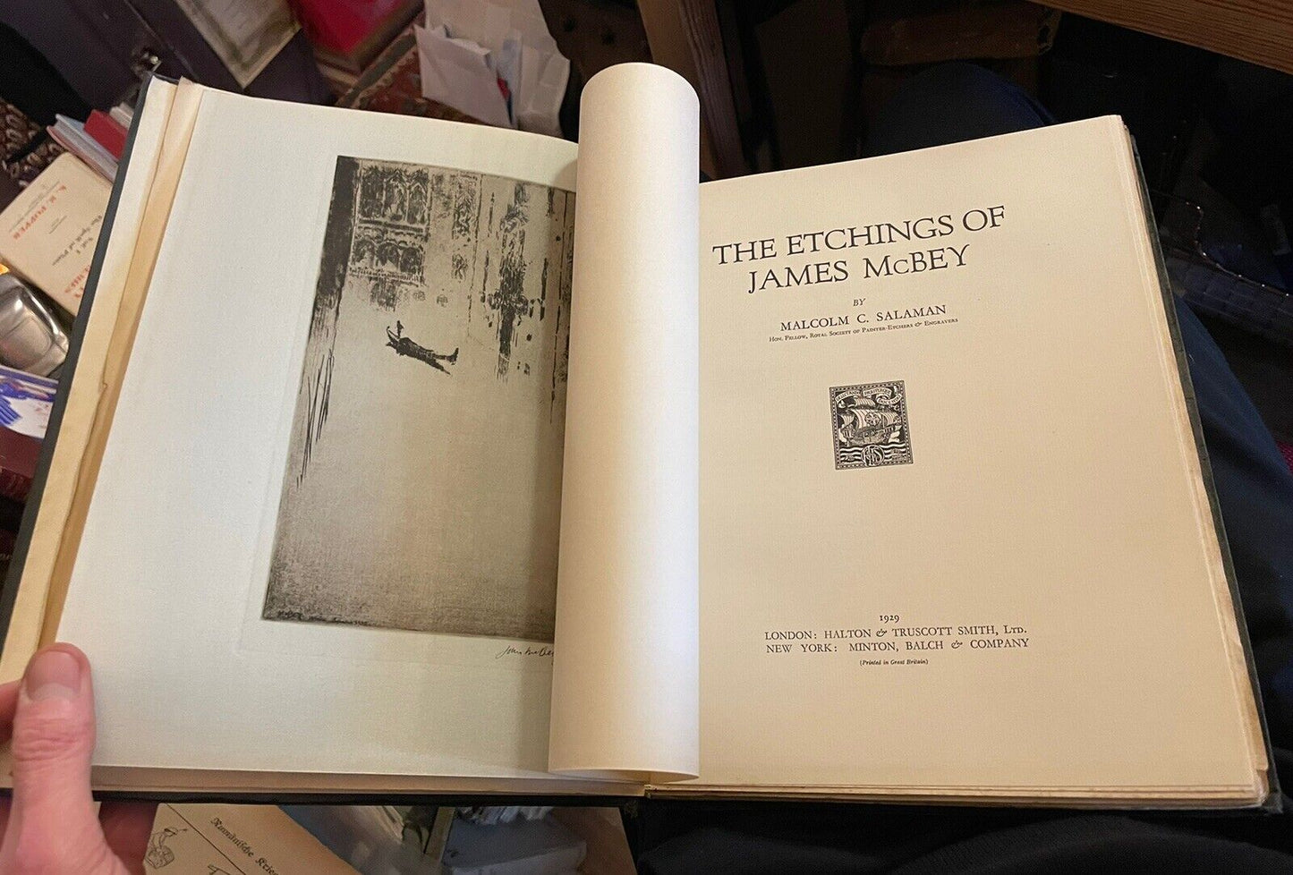 1929 The Etchings of James McBey : Malcolm C. Salaman
