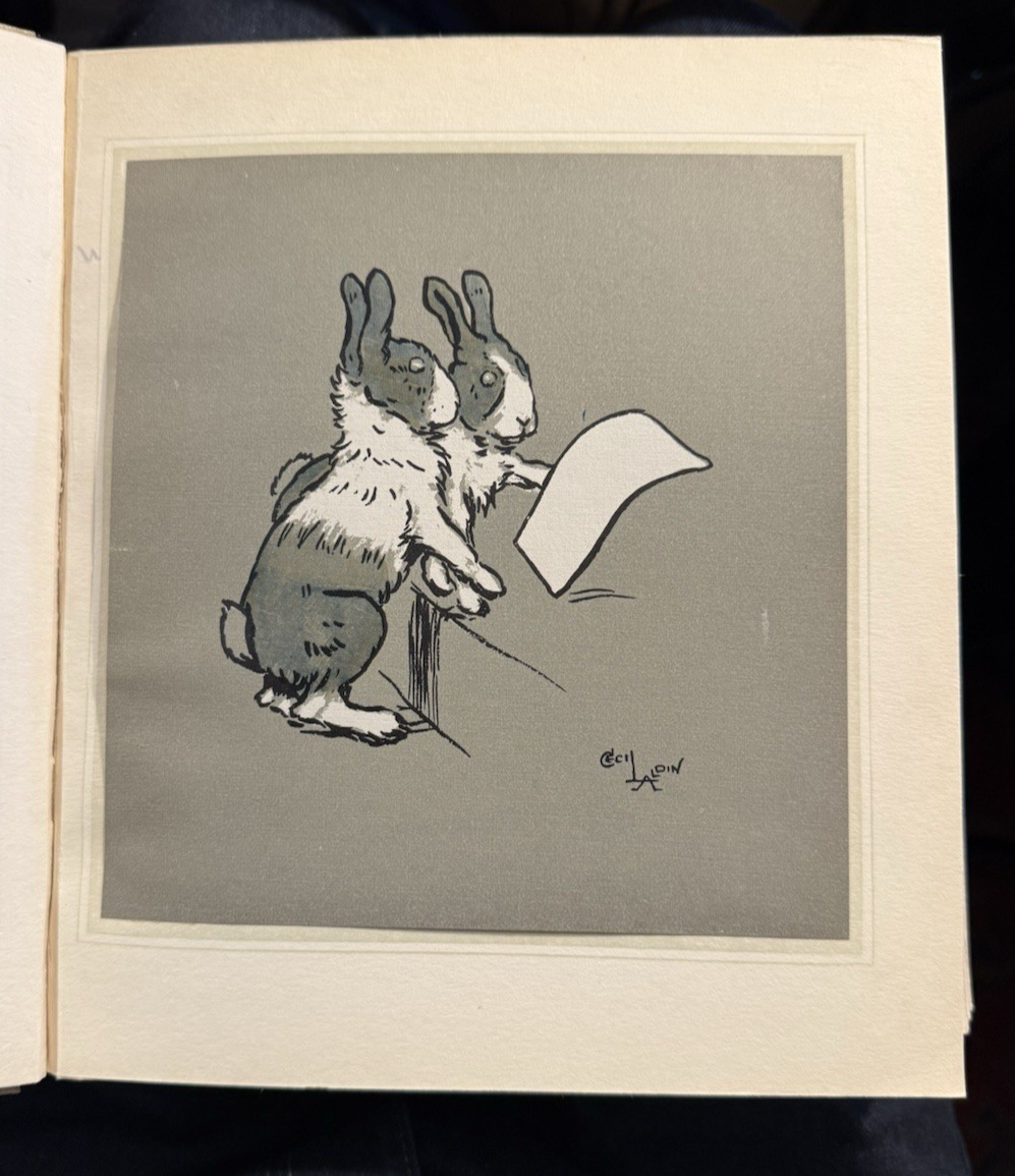 Cecil Aldin's Merry Party : Anthropomorphic Pigs, Dogs, Cats : Scarce 1st Ed