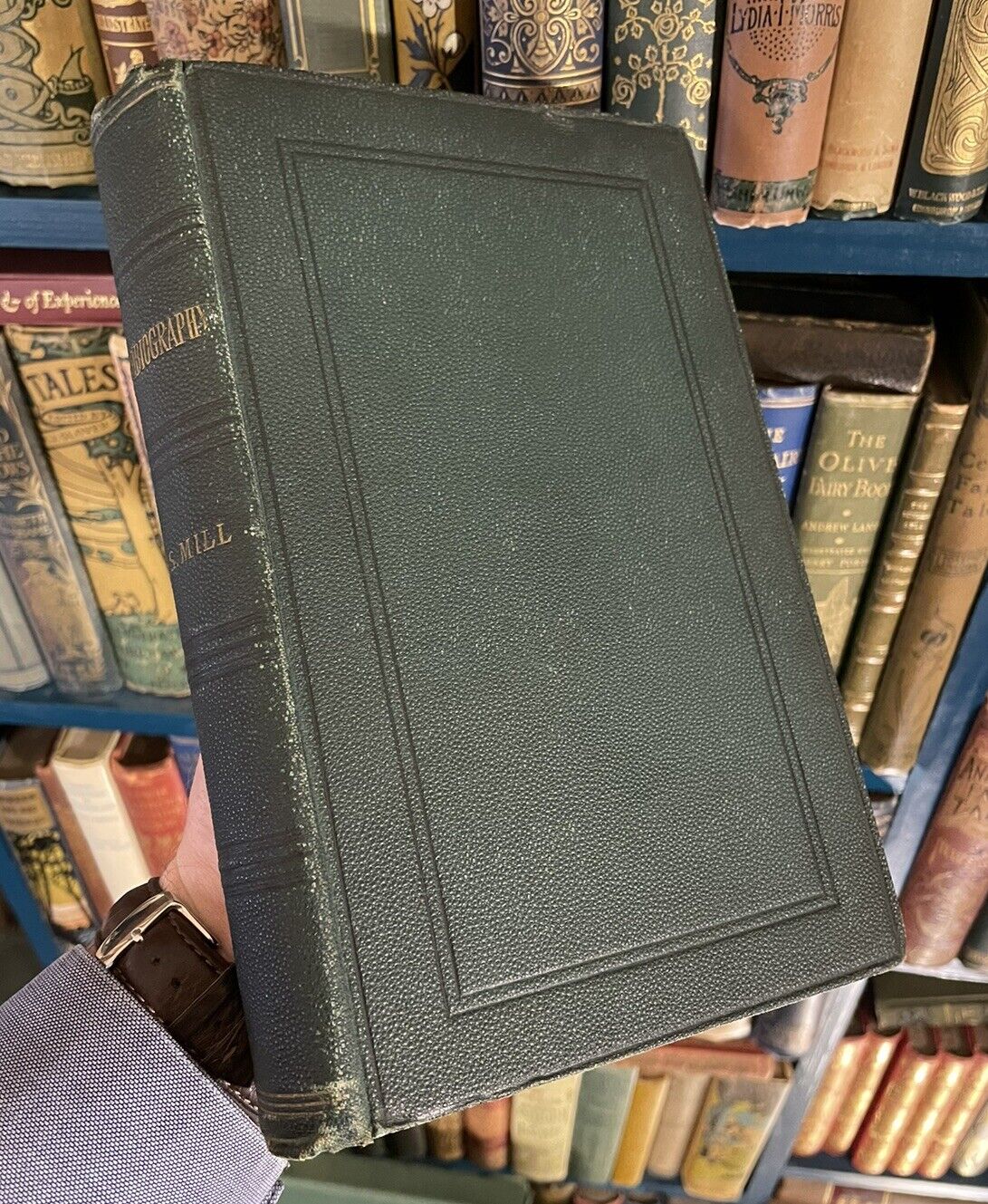 1873 Autobiography by John Stuart Mill : 1st Edition / 2nd Issue with Errata