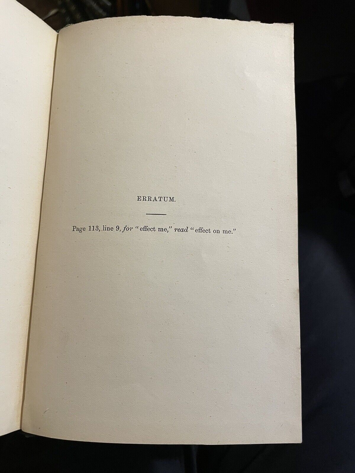 1873 Autobiography by John Stuart Mill : 1st Edition / 2nd Issue with Errata