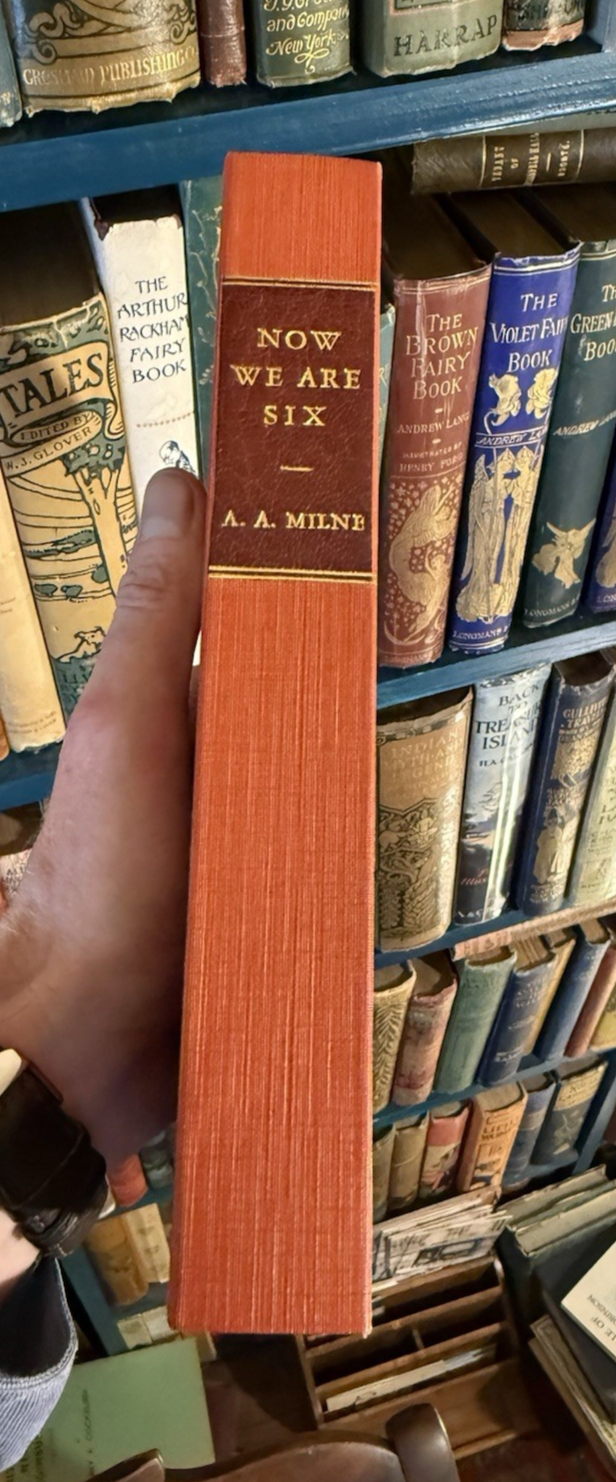 A A Milne : Now We Are Six : 1st/1st : Fine Binding (Baynun Riviere) 1927