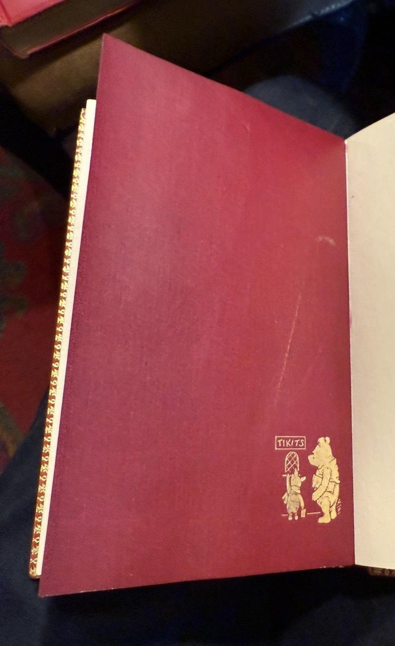 A A Milne : Now We Are Six : 1st/1st : Fine Binding (Baynun Riviere) 1927