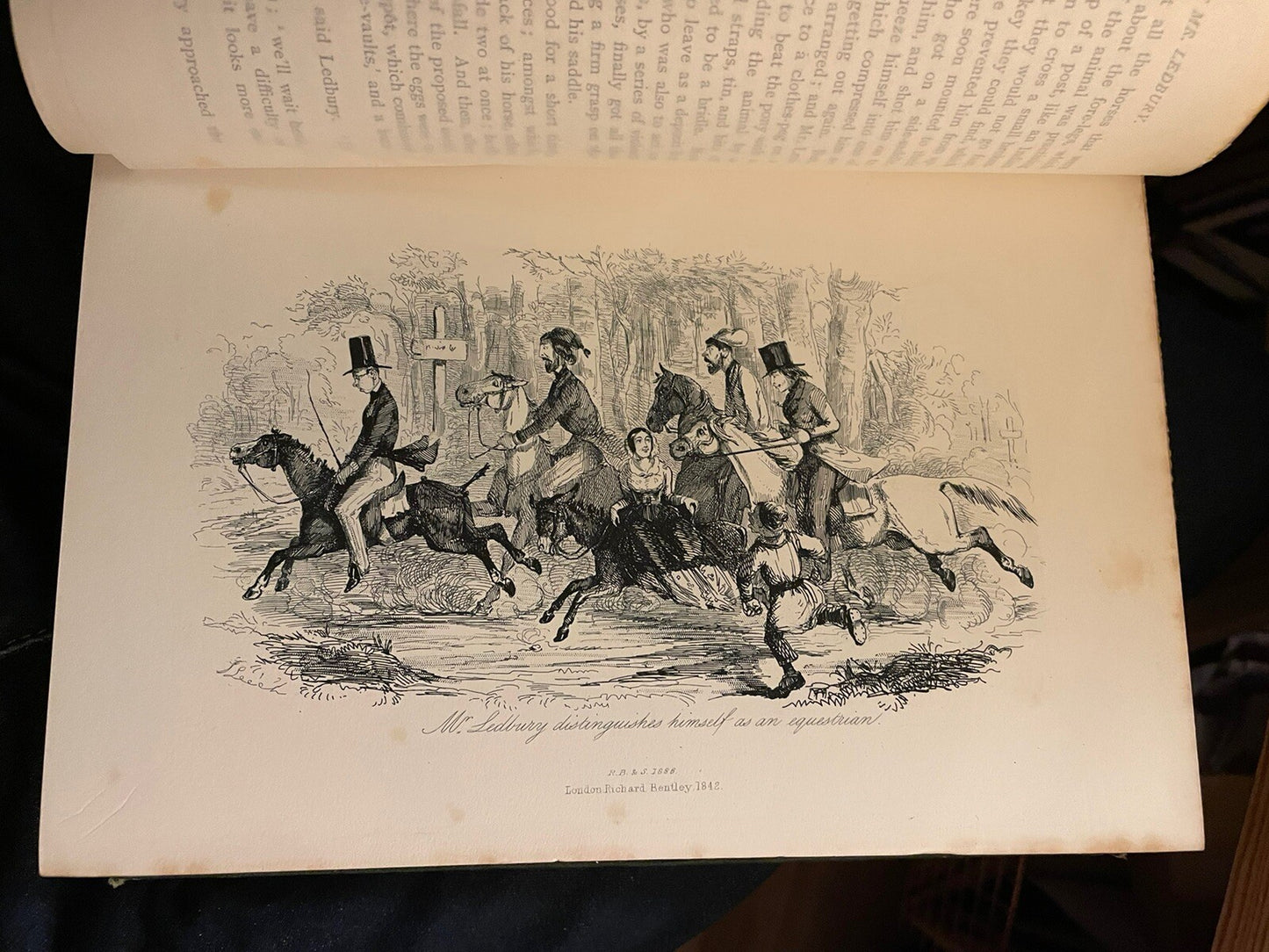 1886 Smith's Adventures of Mr. Ledbury : John Leech : Edwin A Dawes : Magician