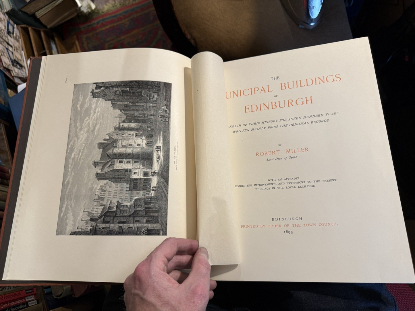 1895 The Municipal Buildings of Edinburgh : Robert Miller : Illustrated