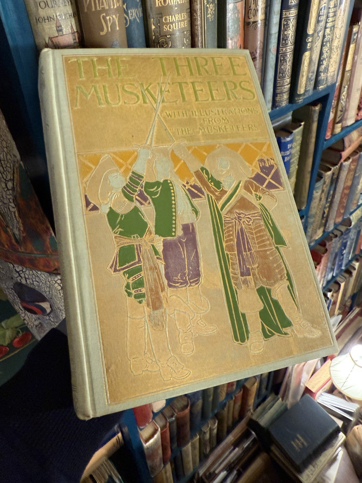 1900 The Three Muskateers : Alexandre Dumas : "Green Room Edition"