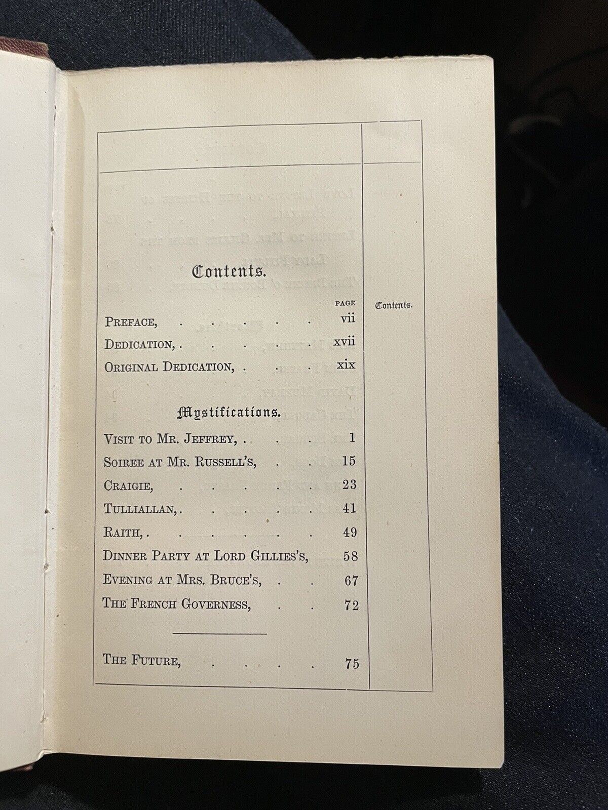 Mystifications : Clementina Stirling Graham : Fourth Edition, Edinburgh 1869