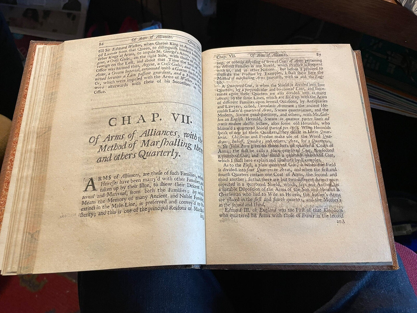 1718 Nisbet : An Essay on the Ancient and Modern use of Armories : Heraldry