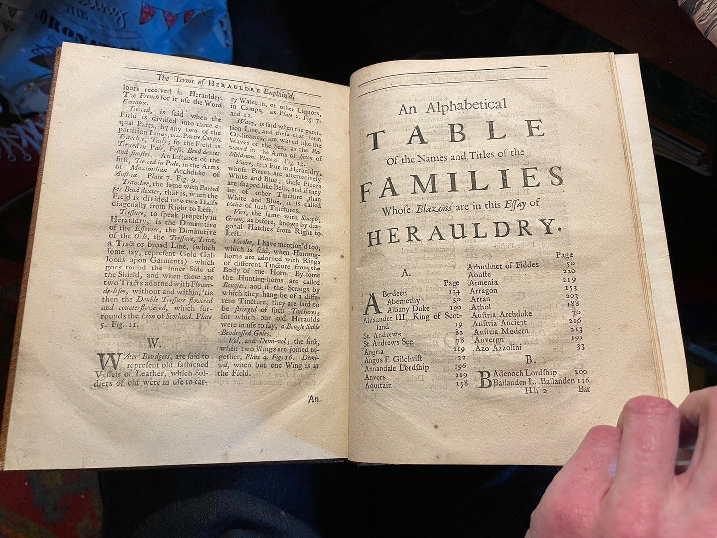 1718 Nisbet : An Essay on the Ancient and Modern use of Armories : Heraldry