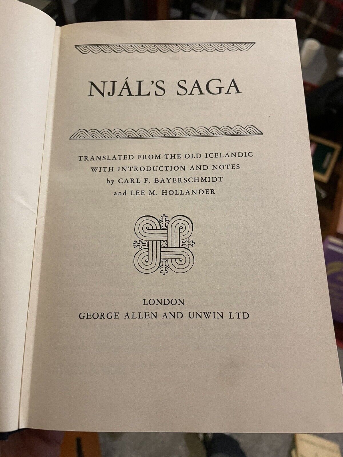 Njal's Saga : Translated from the Old Icelandic : Myths Legends : Bayerschmidt