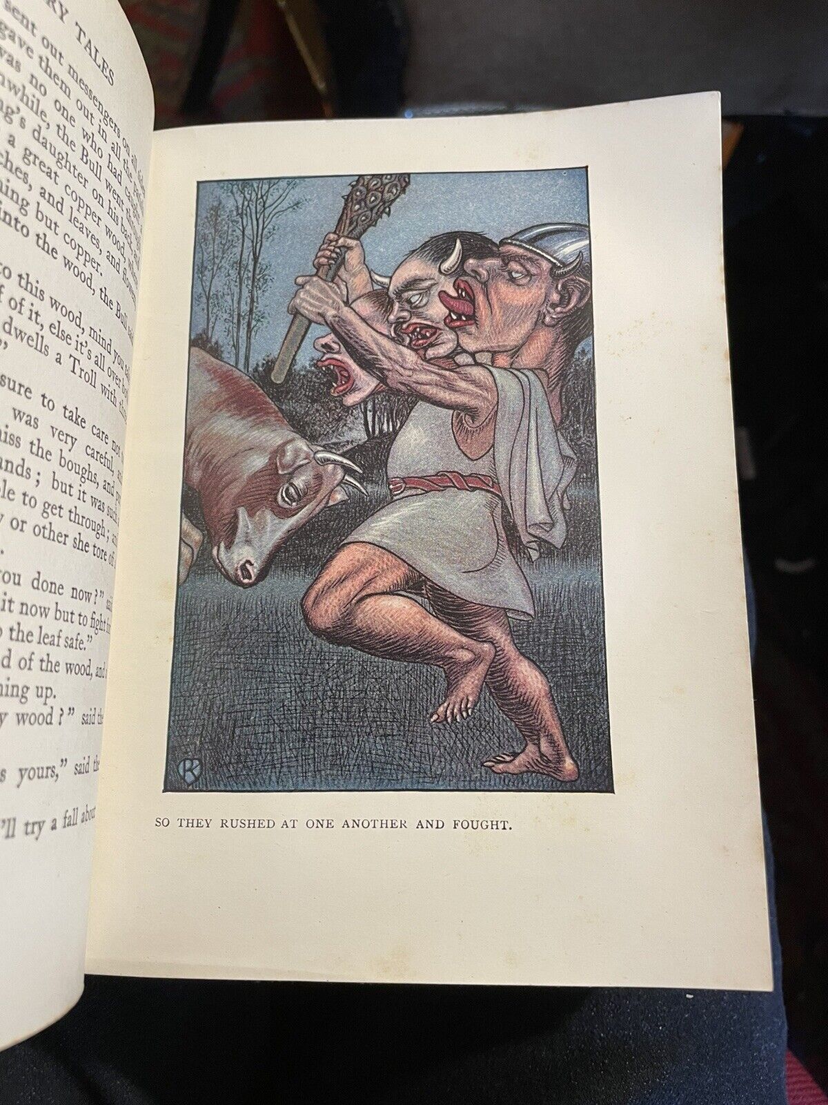Norse Fairy Tales : G. W. Dasent : Colour Plates : Pictorial Binding 1910