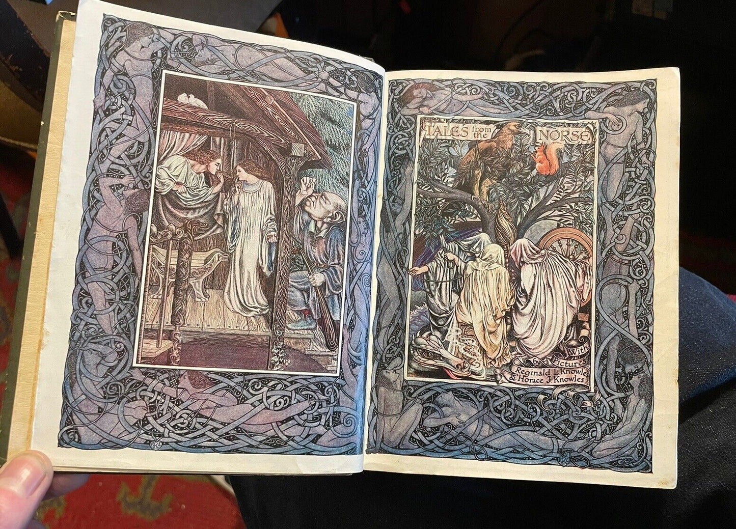 Norse Fairy Tales : G. W. Dasent : Colour Plates : Pictorial Binding 1910