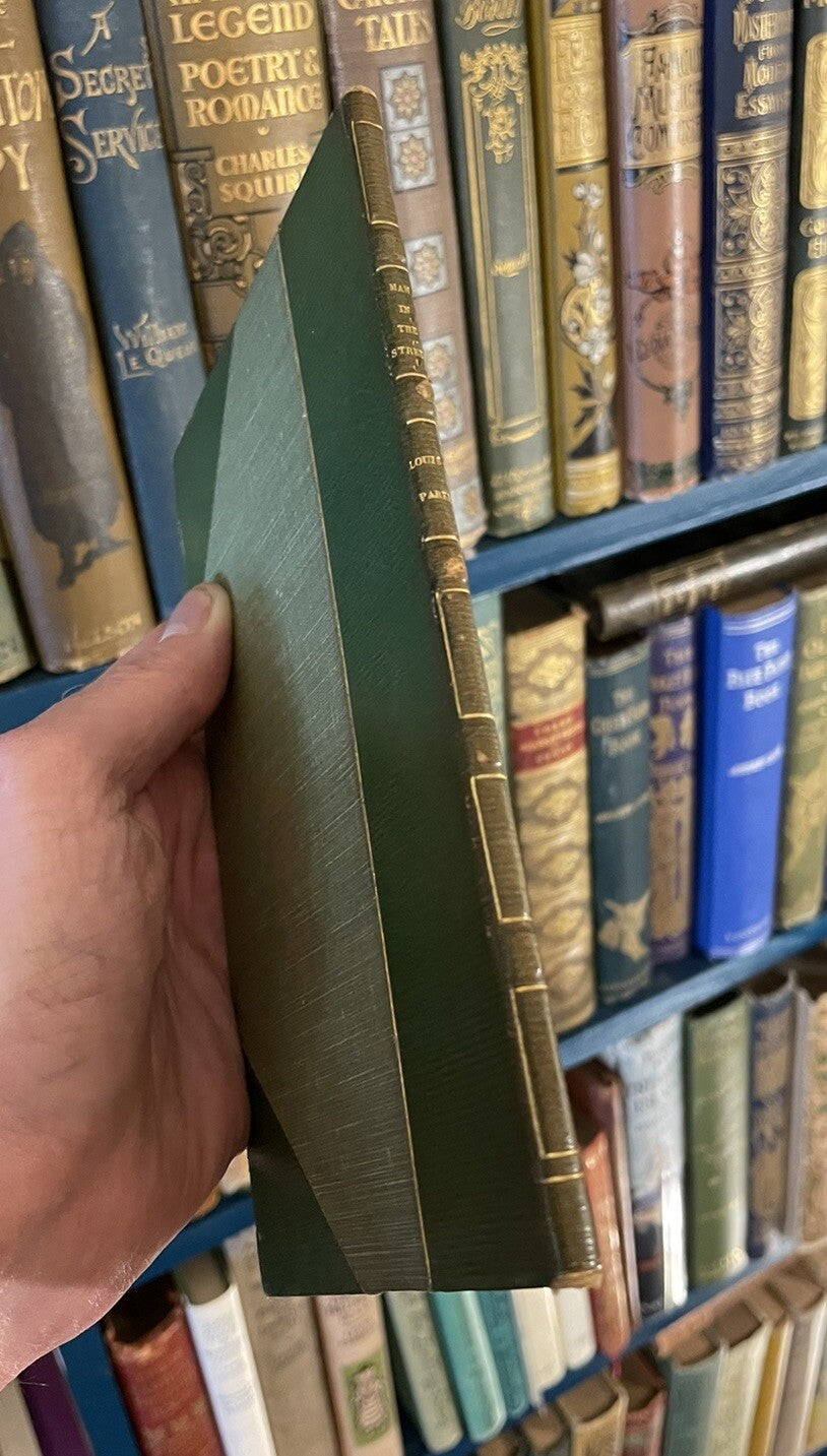Very Slim Antique Fine Leather Binding (thinnest we've seen) Bookbinding Oddity