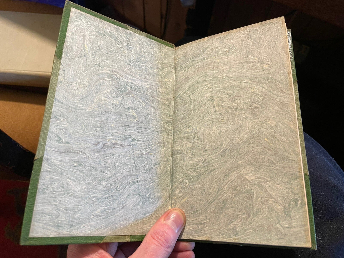 Very Slim Antique Fine Leather Binding (thinnest we've seen) Bookbinding Oddity