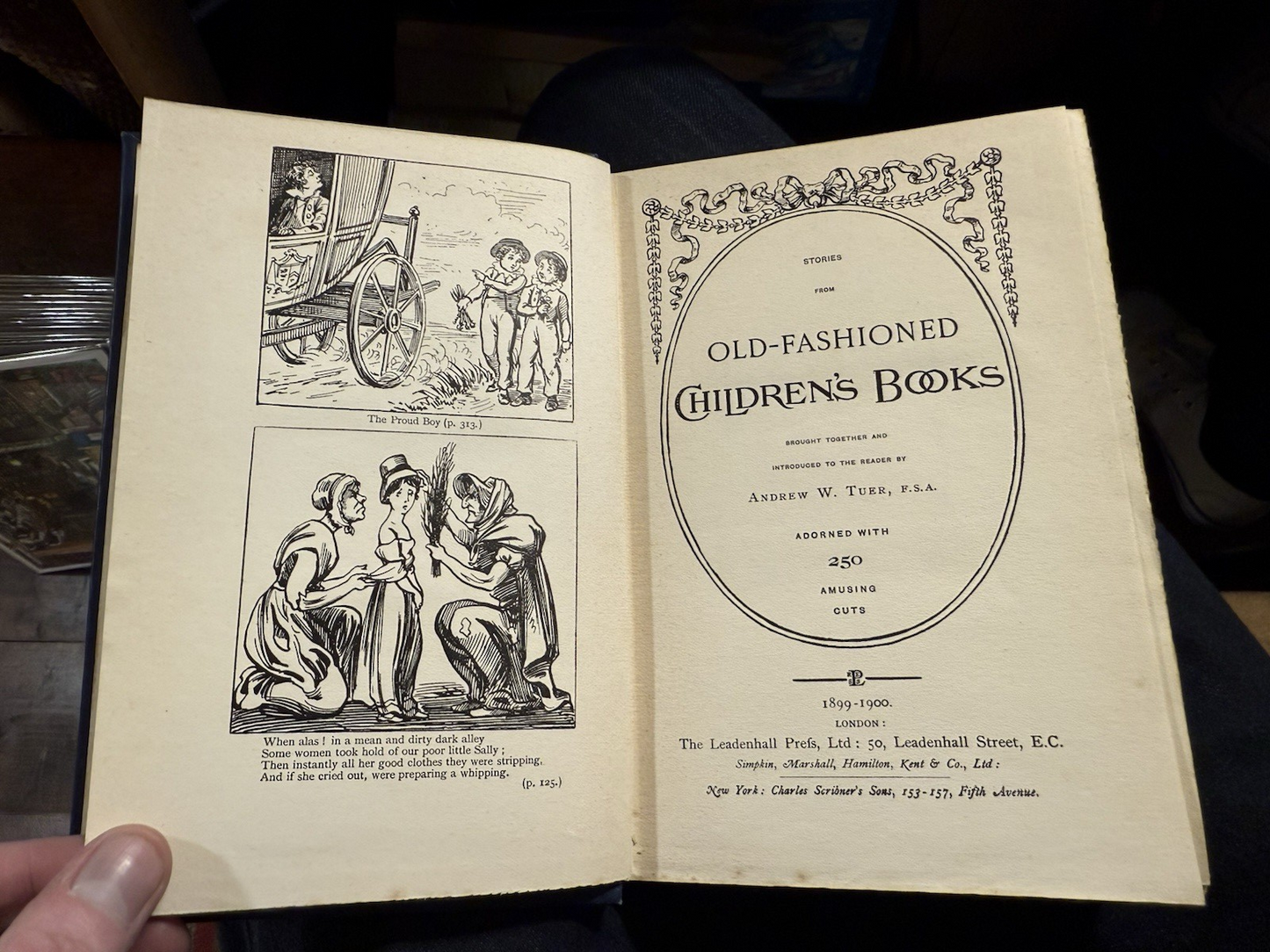 1899 Stories from Old-Fashioned Children's Books : Andrew W. Tuer