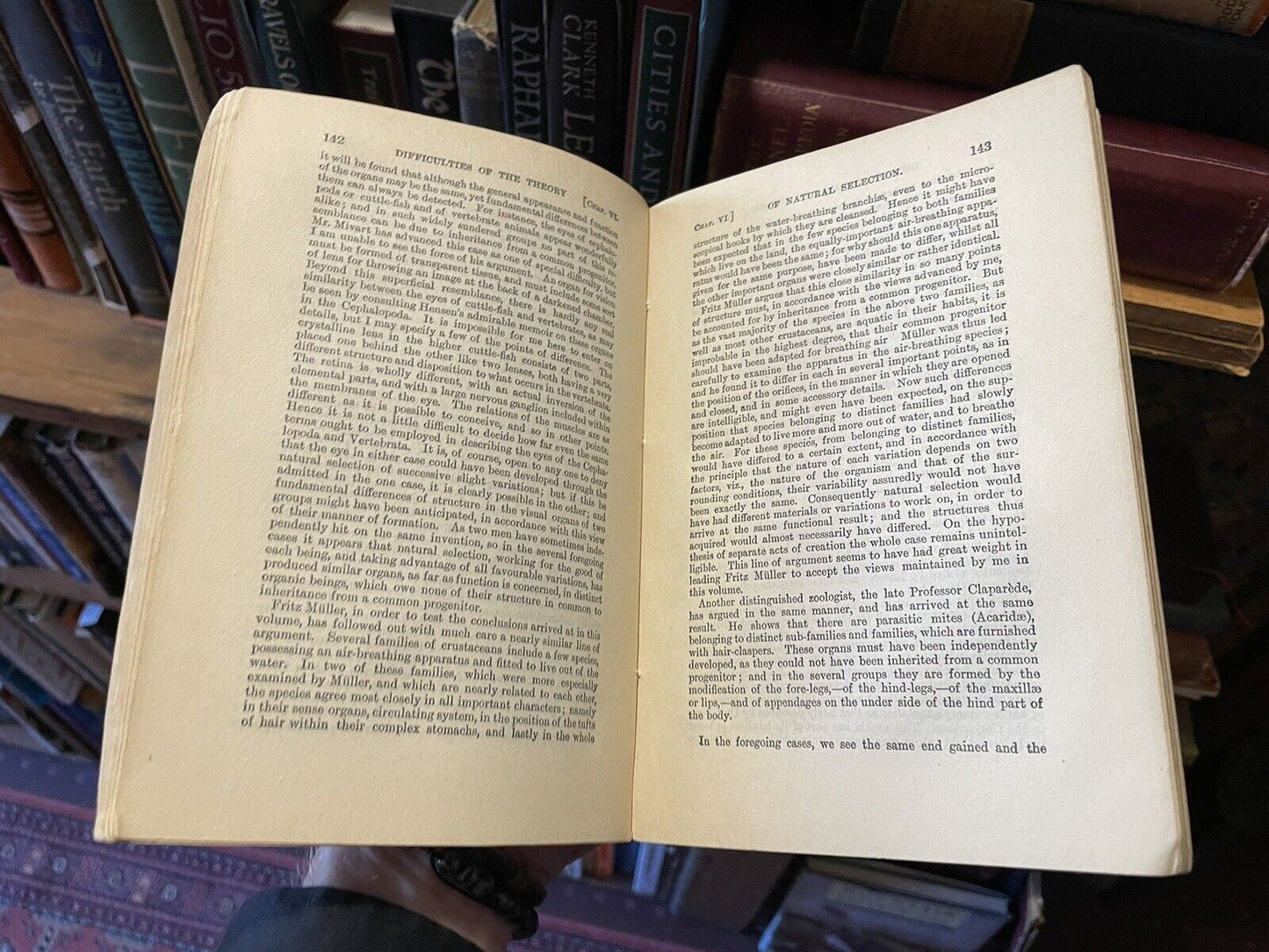 THE ORIGIN OF SPECIES: Charles Darwin 1901 Scarce Paperback Edition