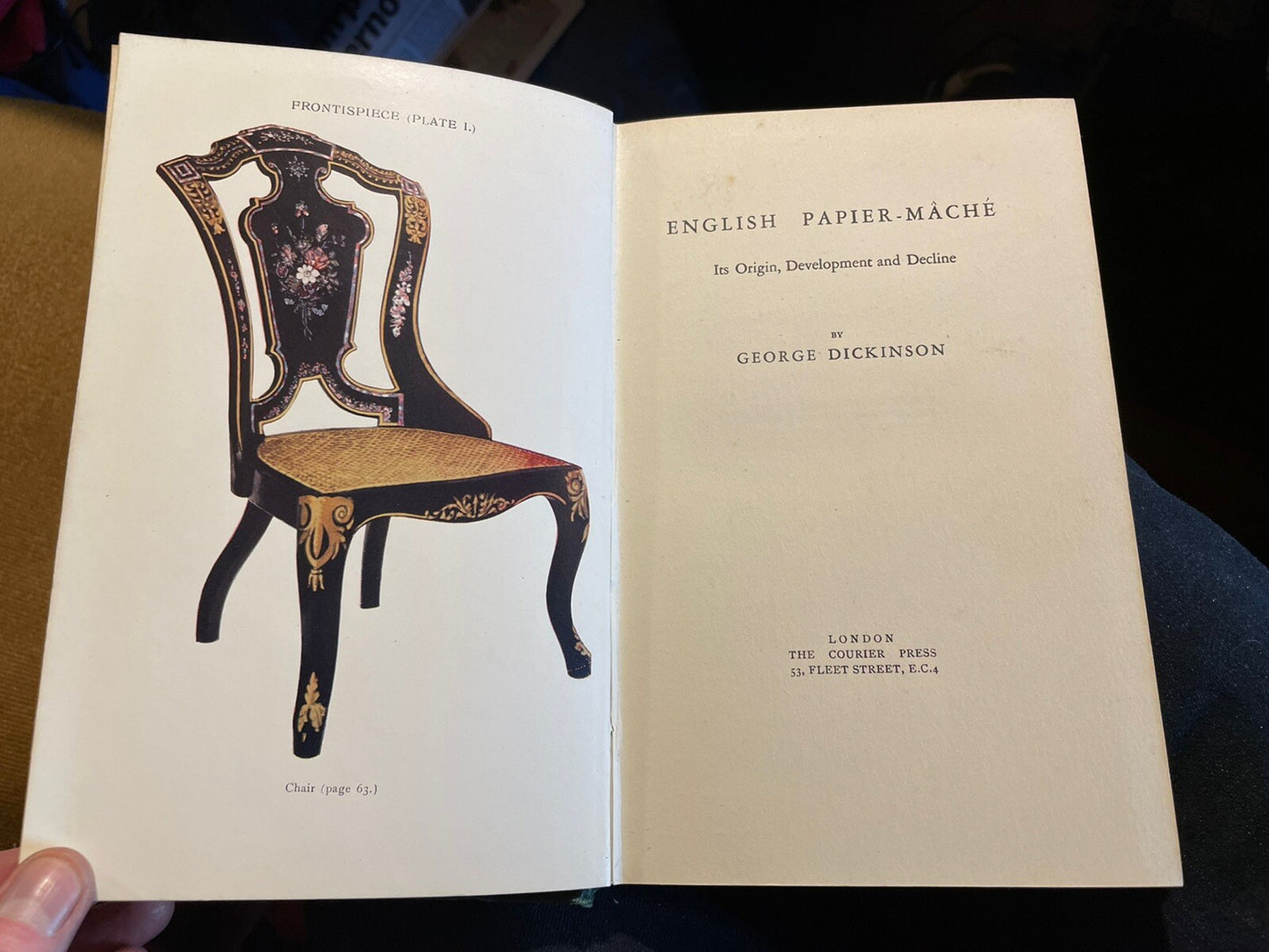 English Papier Mache : Origin, Development & Decline : Dickinson : Crafts : 1925