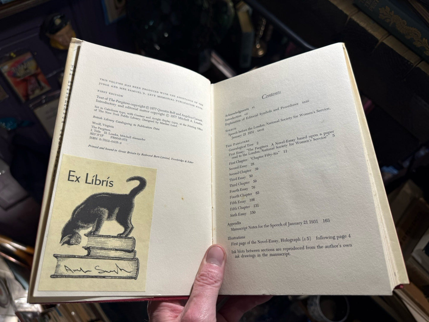 Virginia Woolf : The Pargiters : FIrst UK Edition 1978 : In Good Jacket