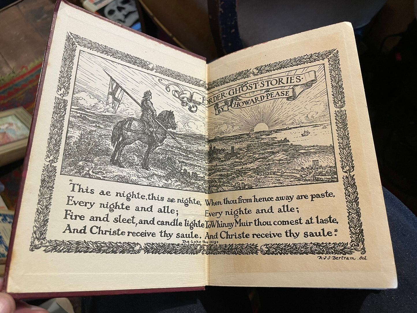 Border Ghost Stories : Howard Pease : Supernatural Tales : 1st Edition 1919