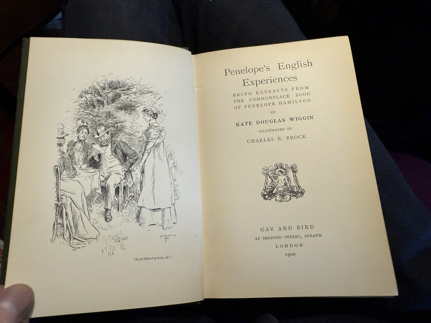 1900 Penelope's English Experience : Kate Douglas Wiggin : Illustrated