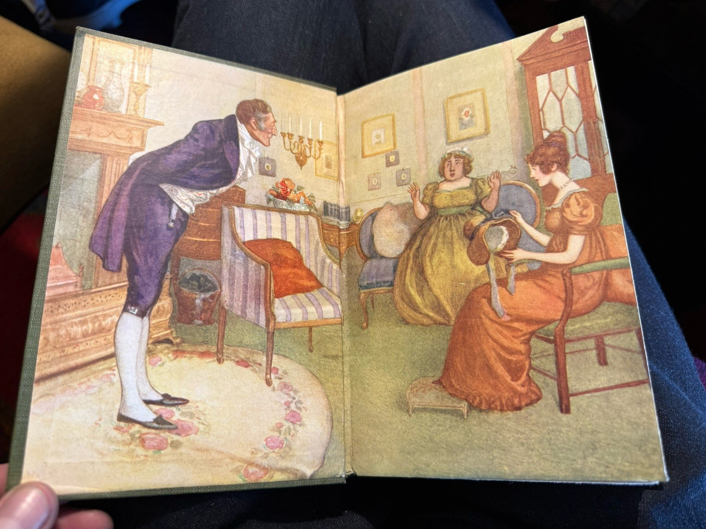 Jane Austen : Persuasion : Illustrations in Colour by A. Wallis Mills 1908
