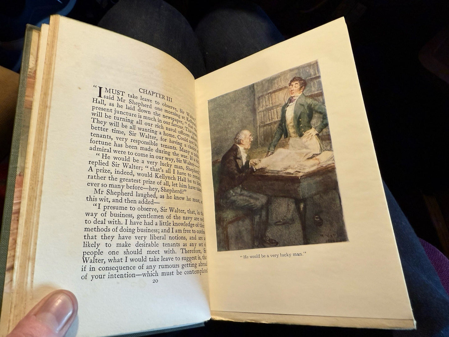 Jane Austen : Persuasion : Illustrations in Colour by A. Wallis Mills 1908