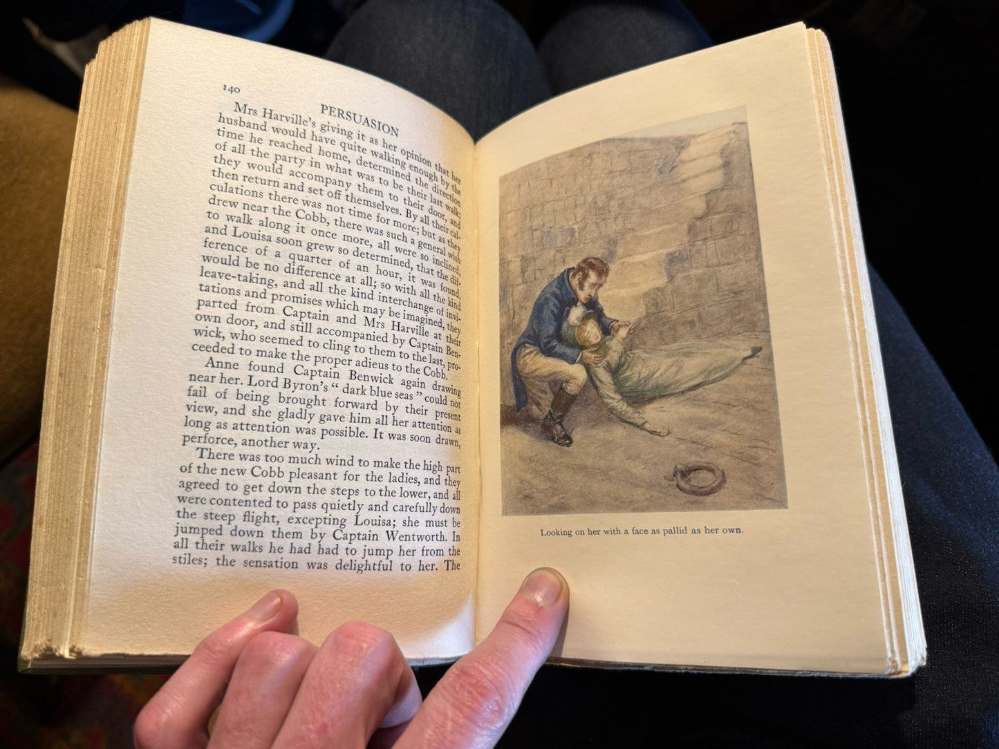 Jane Austen : Persuasion : Illustrations in Colour by A. Wallis Mills 1908