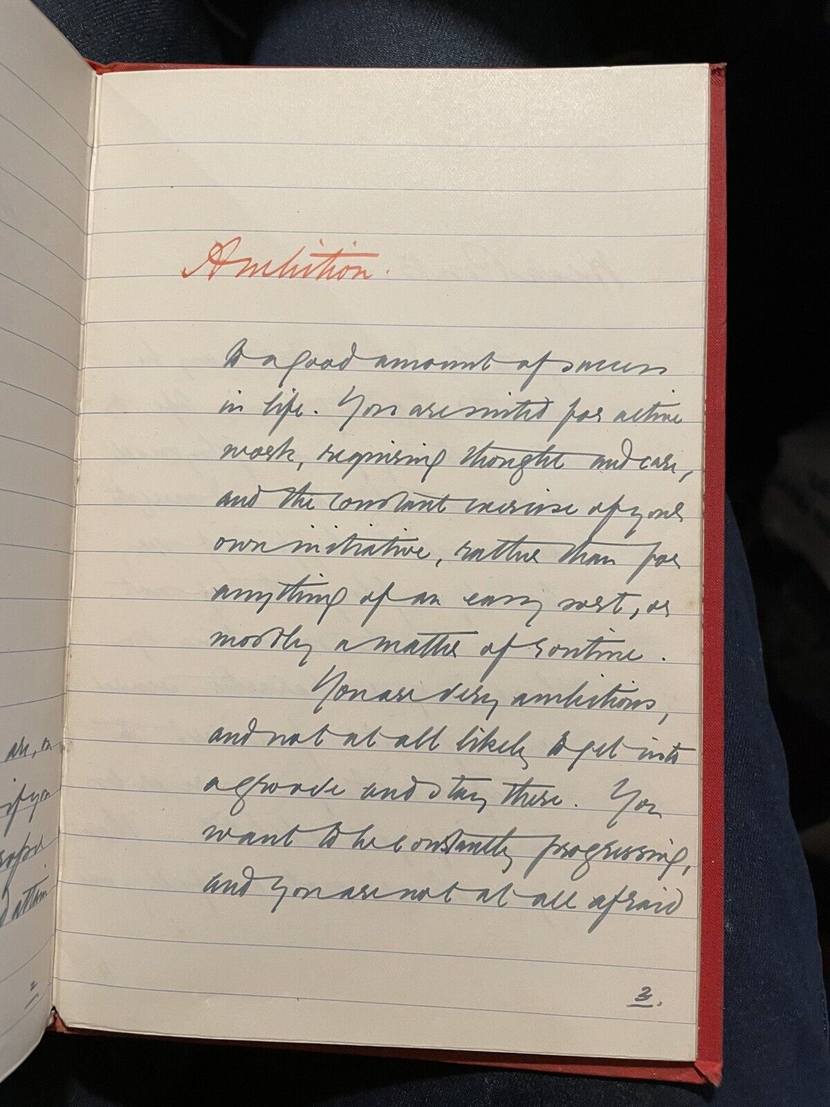 Phrenological Delineation : Chart of Character : Handwritten Entries : O'Dell
