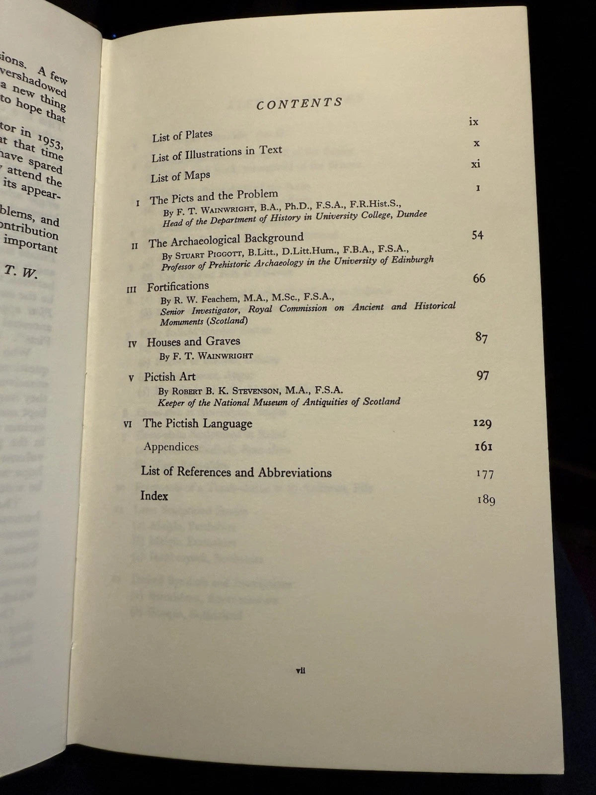 1980 The Problem of the Picts : F.T. Wainwright : History of the Pictish