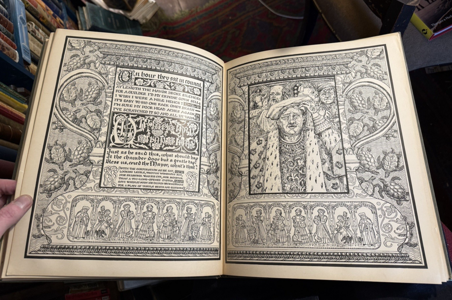1898 The Pied Piper of Hamelin : Robert Browning : Illustrated by Harry Quilter
