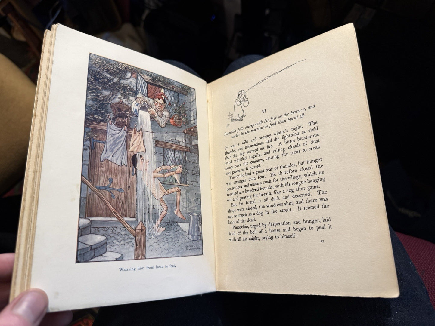 c1911 Pinocchio : The Story of a Puppet : C. Collodi : Charles Folkard