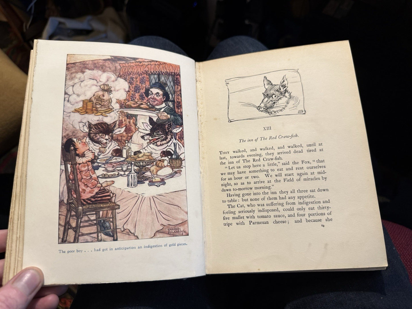 c1911 Pinocchio : The Story of a Puppet : C. Collodi : Charles Folkard