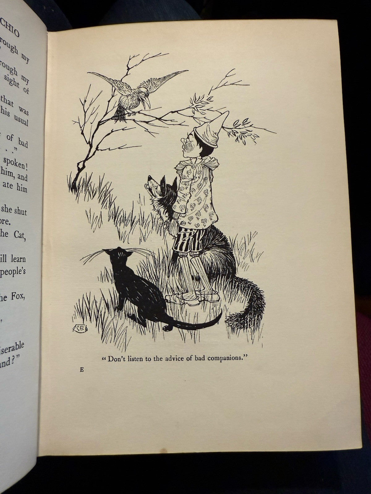 c1911 Pinocchio : The Story of a Puppet : C. Collodi : Charles Folkard