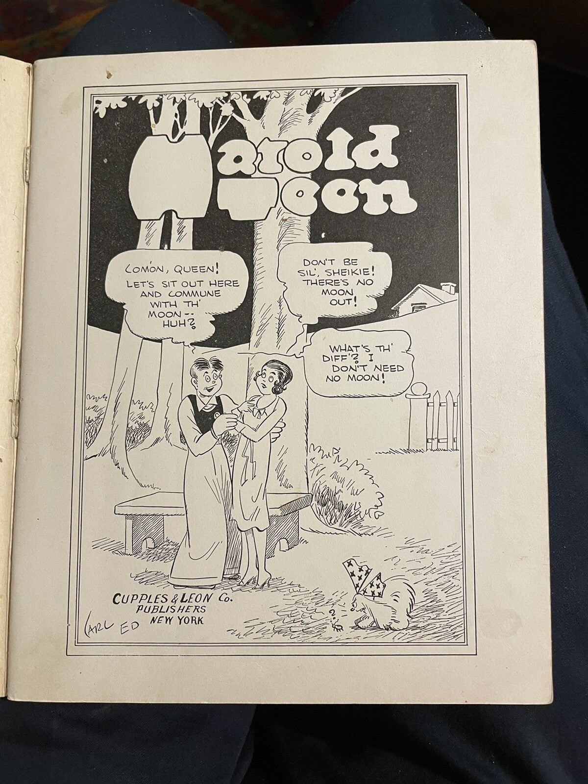 1931 The Adventures of Harold Teen & his old side-kick "Pop Jenks" Comic Book
