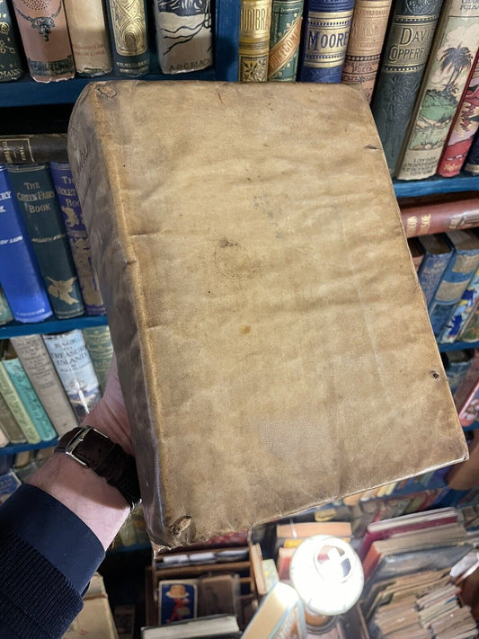 1605 Plautus : M Accl Plauti Lat Comoediae Facile Principis : Vellum Binding