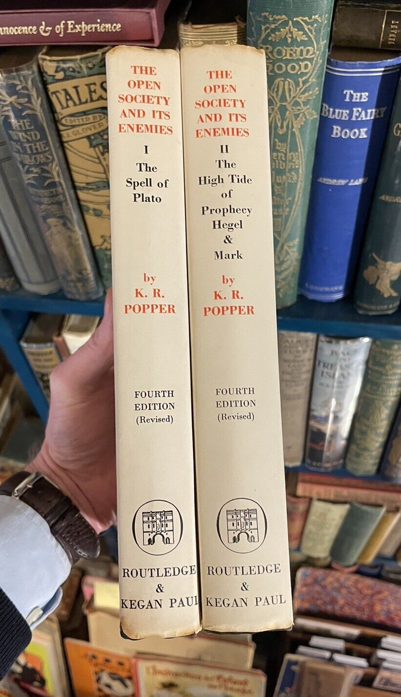 Karl Popper : The Open Society and its Enemies : 4th Editition 1962 : Philosophy