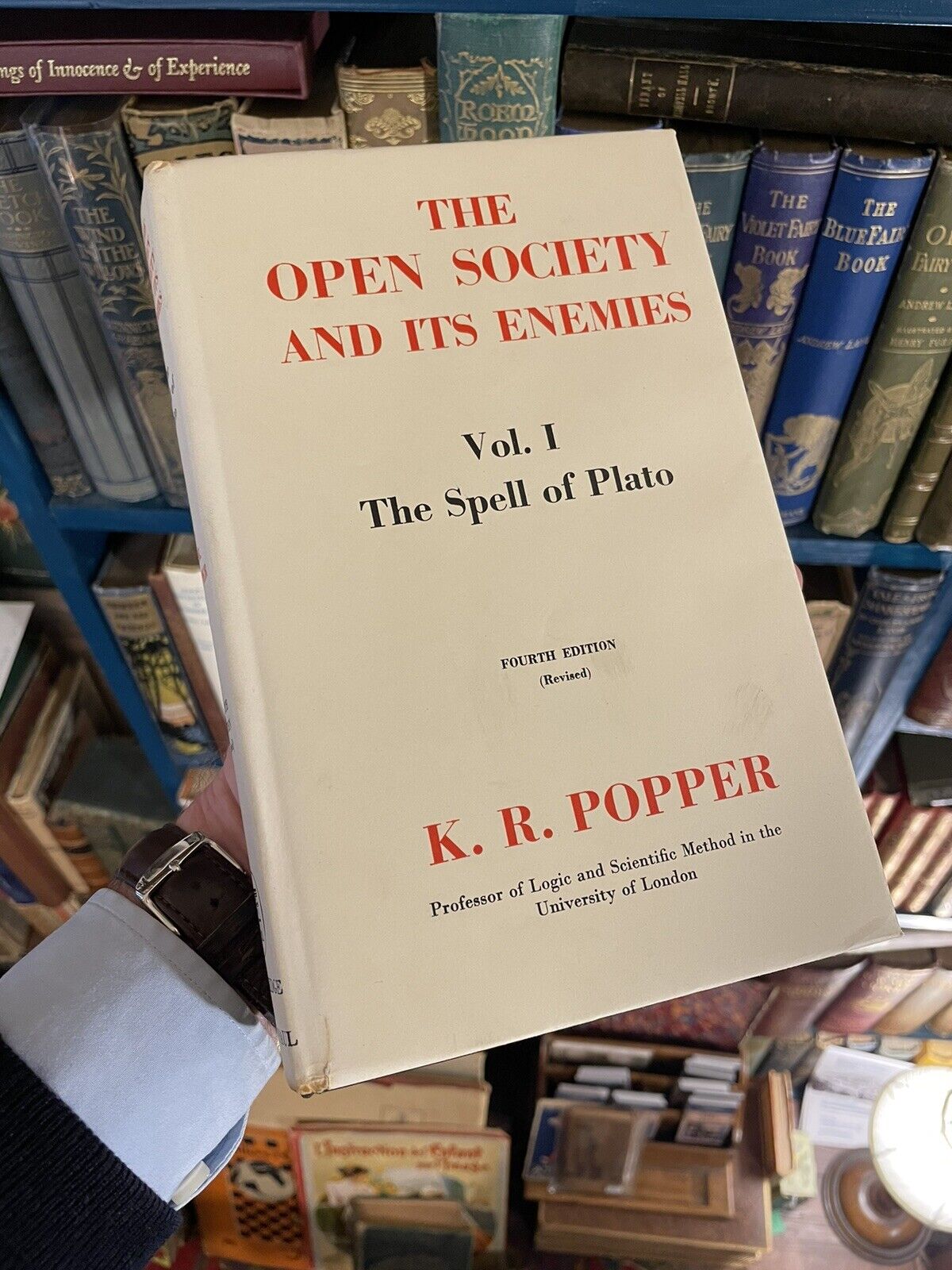 Karl Popper : The Open Society and its Enemies : 4th Editition 1962 : Philosophy