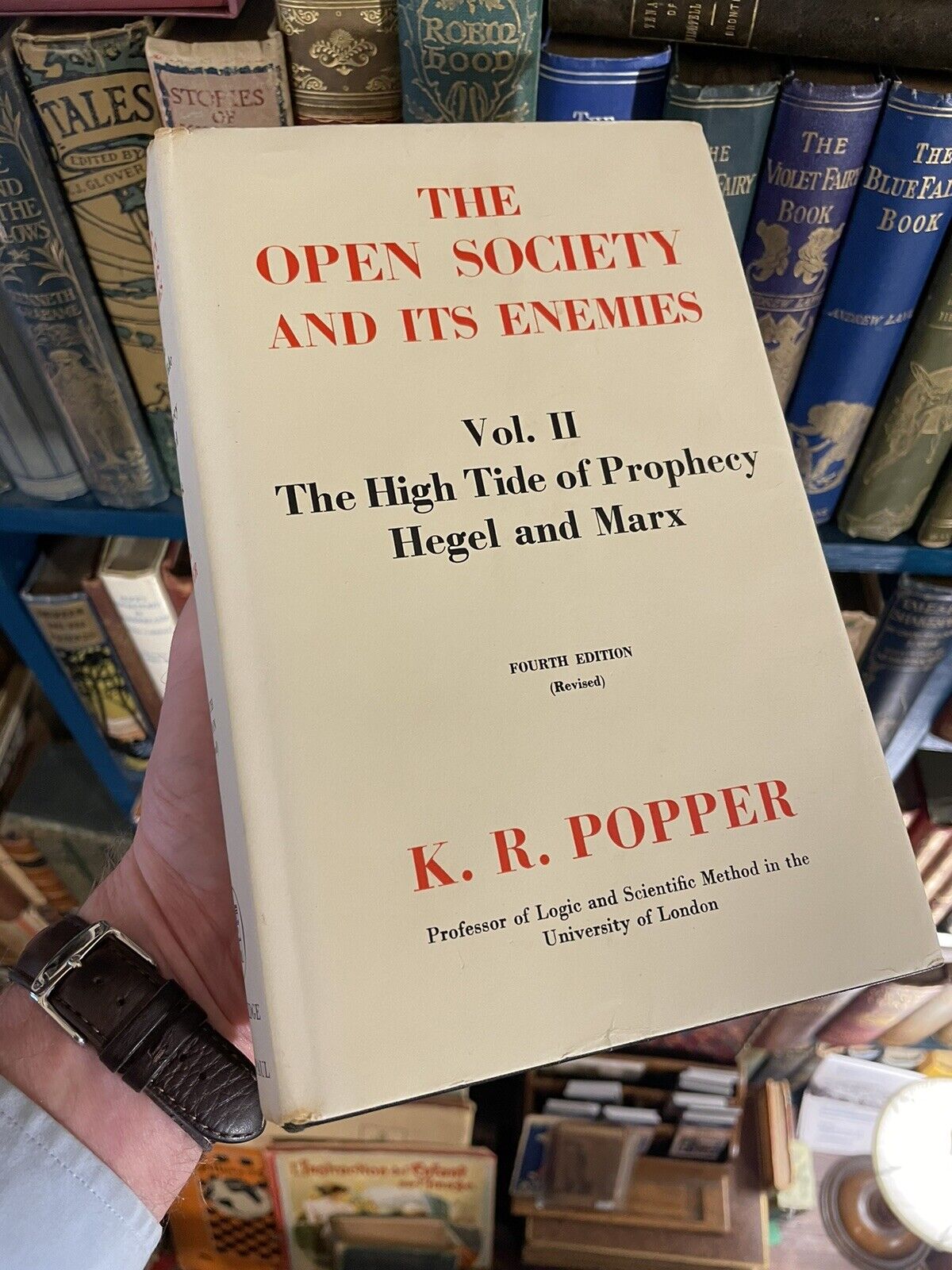 Karl Popper : The Open Society and its Enemies : 4th Editition 1962 : Philosophy