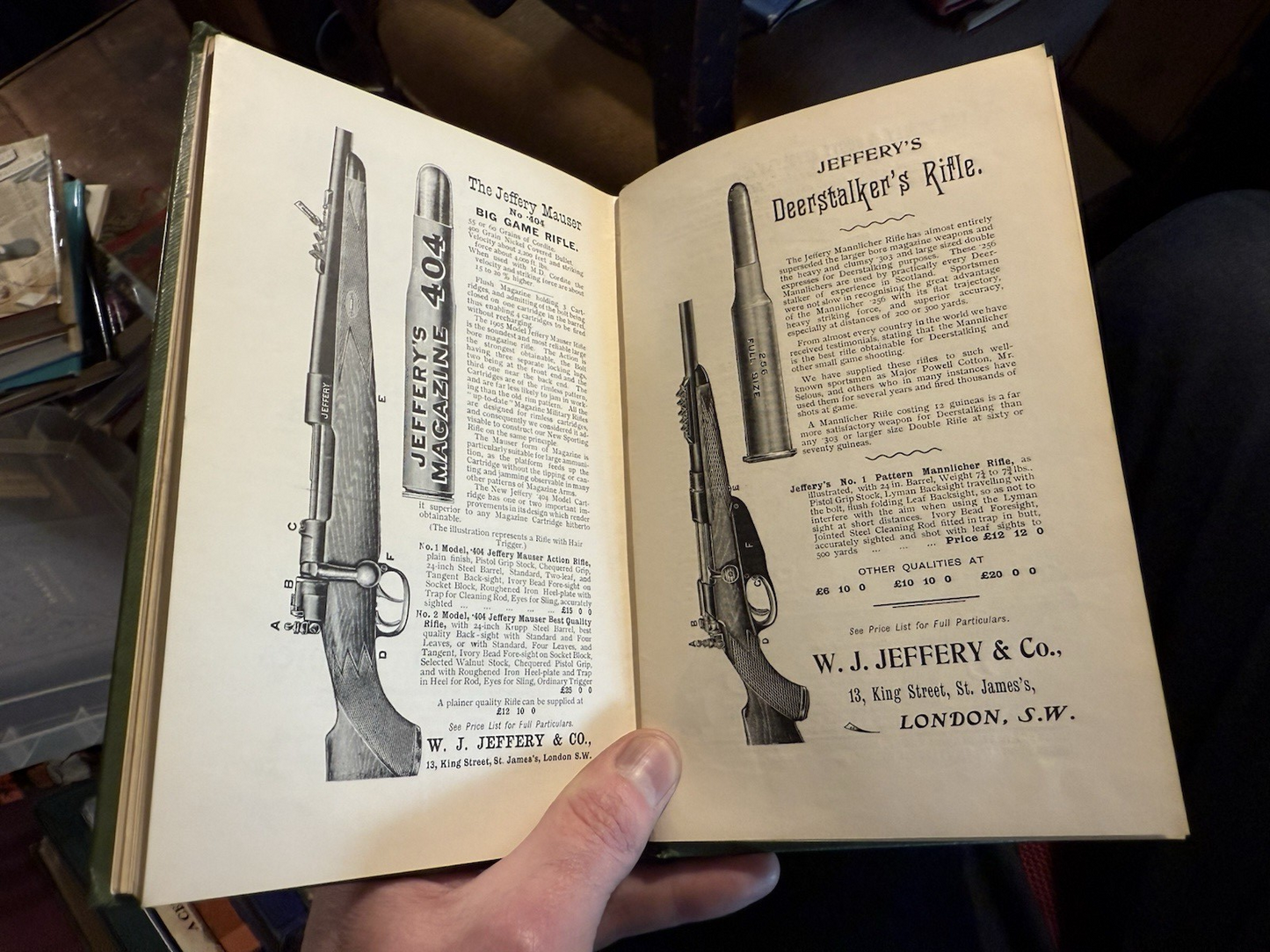 1906 Practical Rifle Shooting : Walter Winans : Deerstalking : Rabbit Shooting