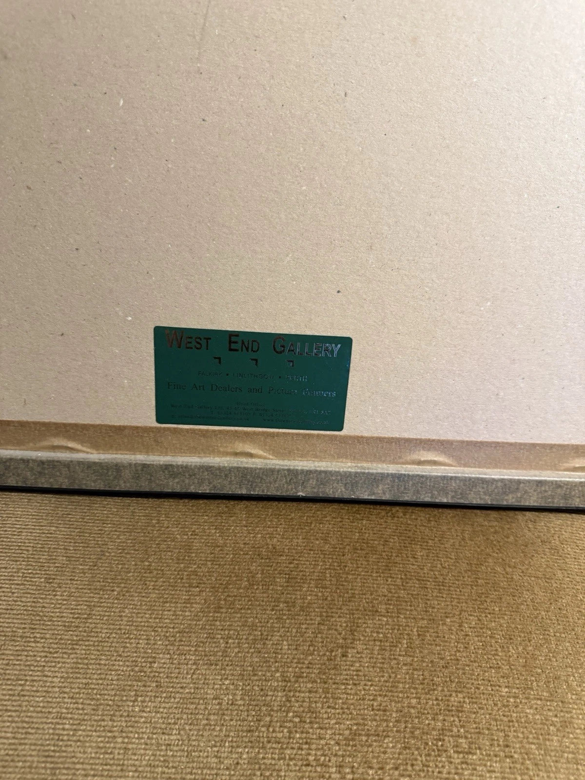 Ian McIntosh Signed Framed Print : 44 Scotland Street : Alexander McCall Smith