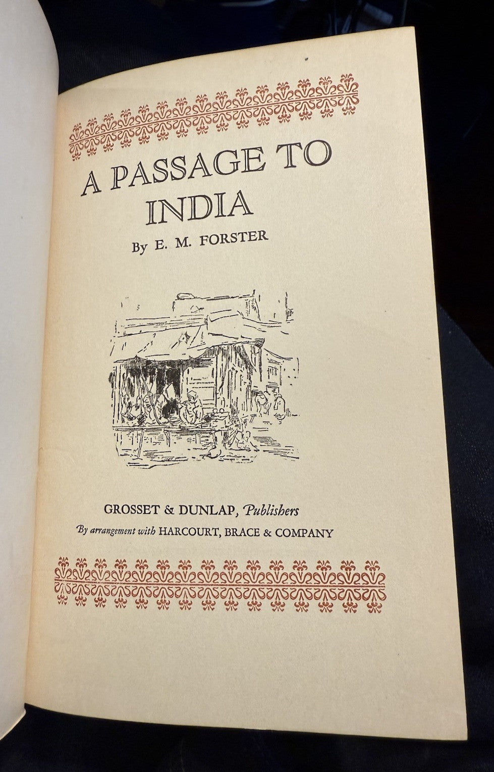 Passage to India : E.M. Forster : Grosset & Dunlap 1924